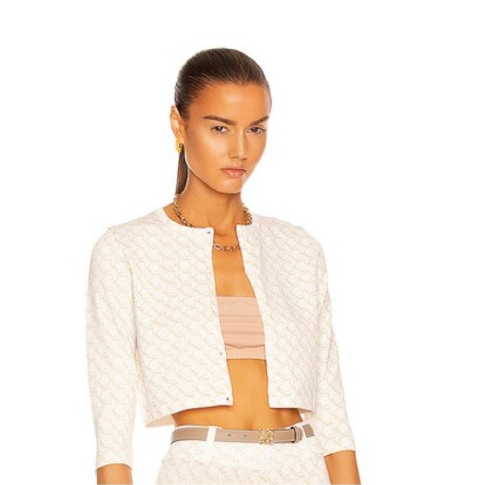 NWT miaou medium white sweater with miaou print